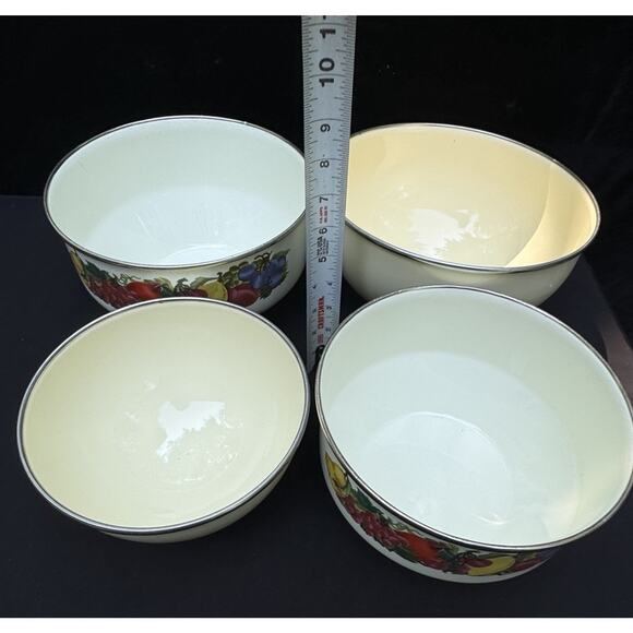 Vintage Metro Vitroceramic Bowls Set of 4 - Picture 9 of 16